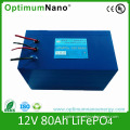 Long Life Cycle 12V 80ah Rechargeable Lithium Battery for UPS